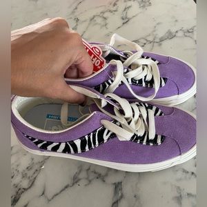 Vans ultra Cush purple and zebra 4.5 men 6.0 women